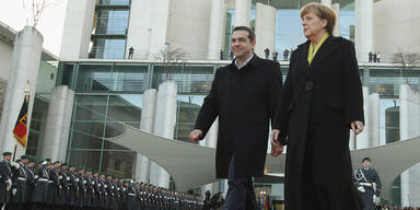 Griechen-Premier Tsipras bei Merkel