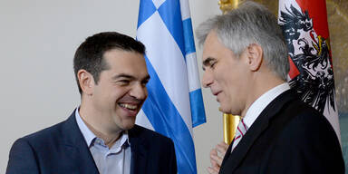 Faymann in Athen: Kampf  gegen Grexit