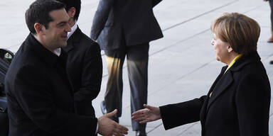 Griechen-Premier Tsipras bei Merkel