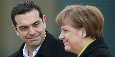 Griechen-Premier Tsipras bei Merkel