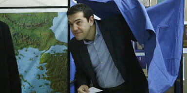 Athen: Erdrutsch- Sieg für Tsipras
