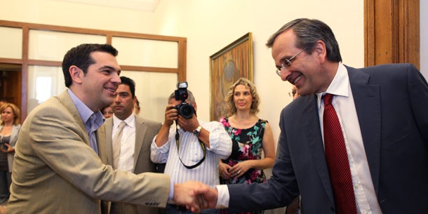 Drei-Parteien-Regierung in Athen