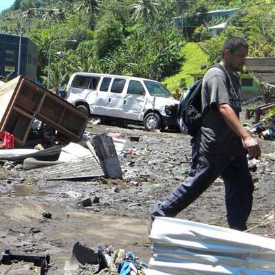 Tsunami vor Samoa