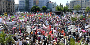 München: Erste Demo gegen G-7-Gipfel