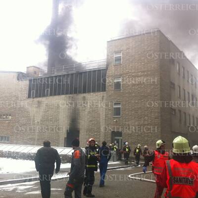 Feuer in der TU Wien
