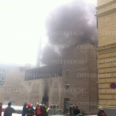 Feuer in der TU Wien