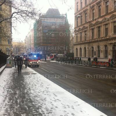 Feuer in der TU Wien