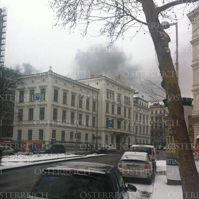 Feuer in der TU Wien