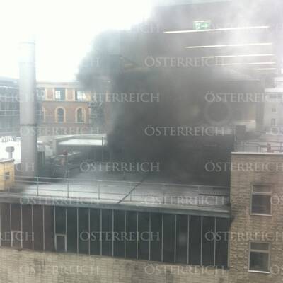 Feuer in der TU Wien