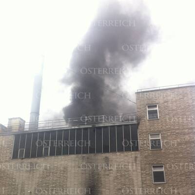 Feuer in der TU Wien