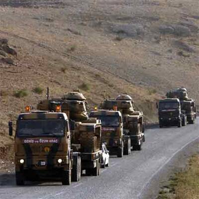 Truppenaufmarsch der Türkei im Norden des Iraks