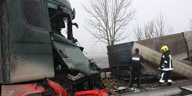 Lkw-Kollision forderte ein Todesopfer
