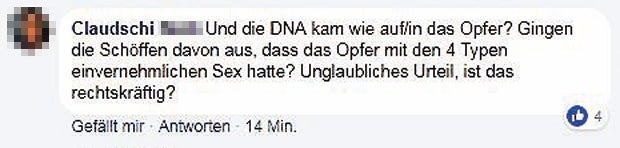 Shitstorm im Internet nach dem Urteil