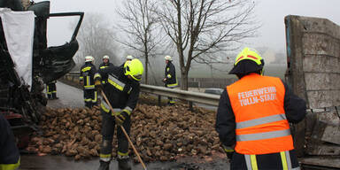 Lkw-Kollision forderte ein Todesopfer