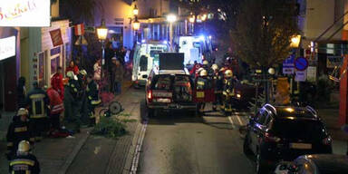 Tulln: Raser landet in Schaufenster