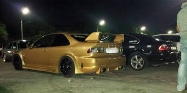 Tuning-Treffen f&uuml;hrte zu Verkehrschaos