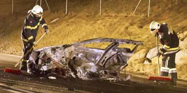 Pkw-Lenker krachte gegen Tunnelportal