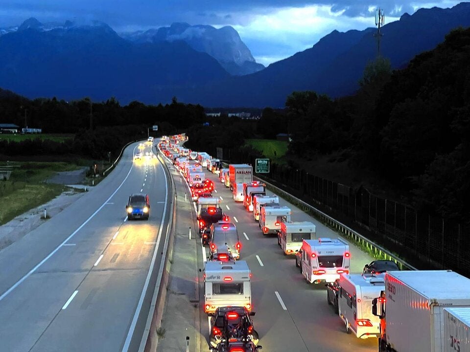 Stau noch am Wochenende.