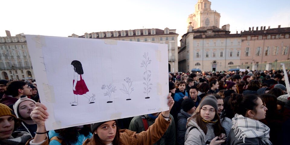 Greta Thunberg findet keinen Platz im Zug