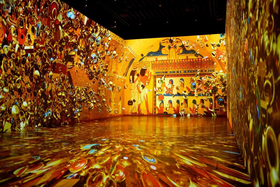 Auftakt für Multimedia-Schau über Tutanchamun