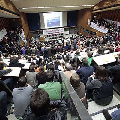 Vollversammlung an der Uni Klagenfurt