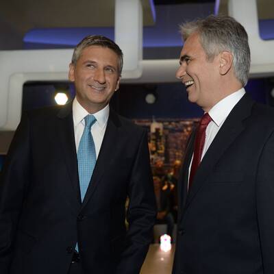  Das erste TV-Duell in Bildern