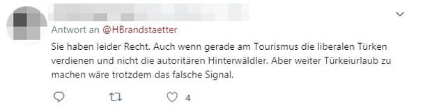 Neos-Abgeordneter Brandstätter rät von Türkei-Reisen ab