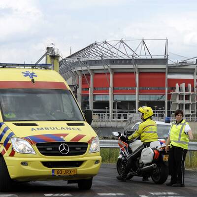 Twente-Stadiondach eingestürzt