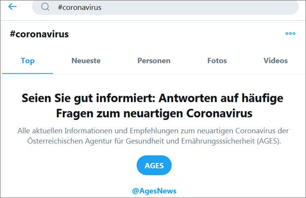 Twitter in Österreich mit 