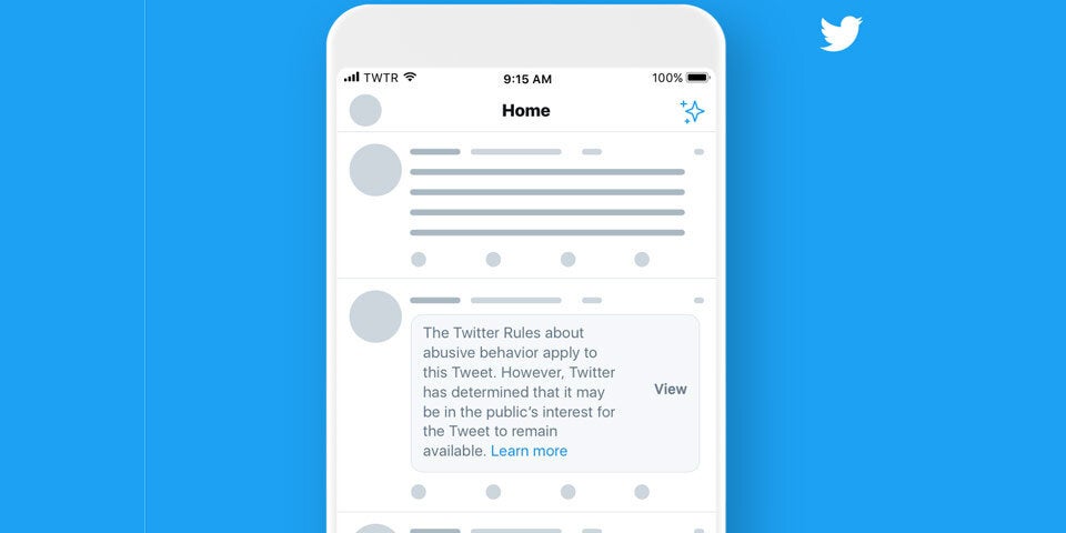 Twitter markiert regelwidrige Polit-Tweets