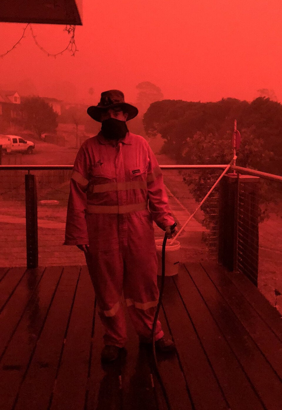 Australien: Tausende Menschen von Flammen eingekesselt