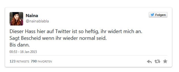 Hass-Welle gegen Naina auf Twitter