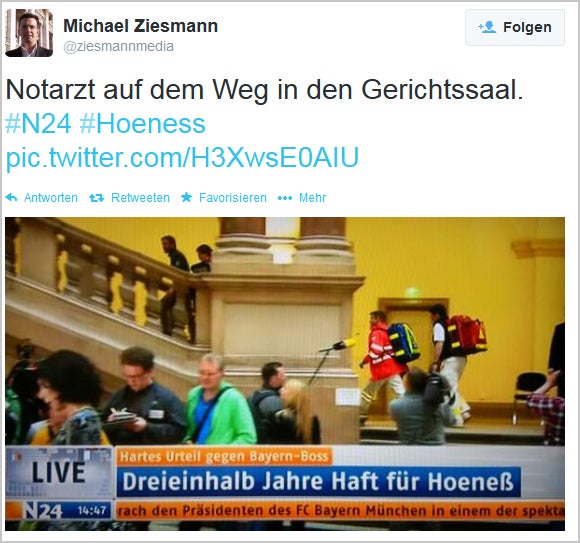 3,5 Jahre Haft für Uli Hoeneß