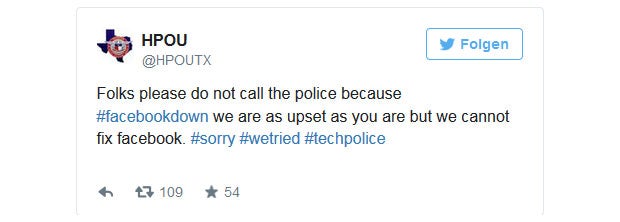 Facebook-Ausfall: User rufen Polizei