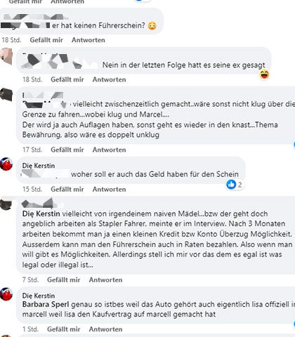 Video: Fährt TWM-Star Marcell hier ohne Führerschein in