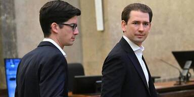 Kopie von Sebastian Kurz und Bernhard Bonelli stehen derzeit vor Gericht.