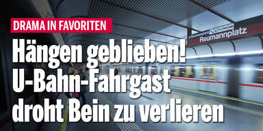 U-Bahn-Fahrgast (76) droht Bein zu verlieren