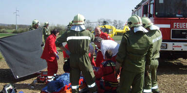 Drei Schwerverletzte bei Unfällen im Burgenland