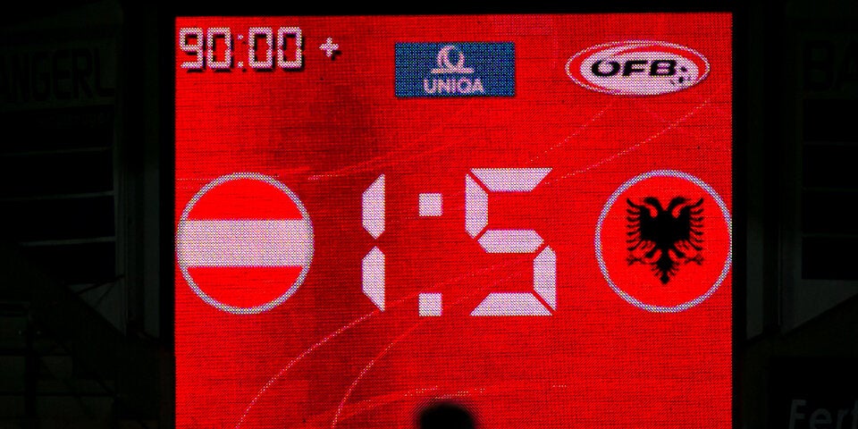 Österreichs U21 schlitterte gegen Albanien in 1:5-Debakel