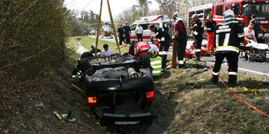 Drei Schwerverletzte bei Unfällen im Burgenland