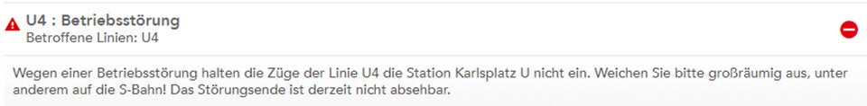 Großeinsatz am Karlsplatz sorgte für U-Bahn-Sperre