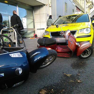 Schwerer Unfall am Wiener Karlsplatz