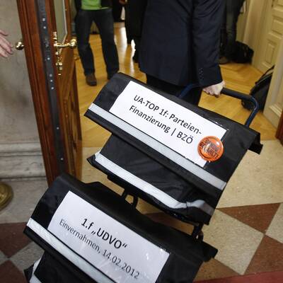 Korruptions-U-Ausschuss im Parlament