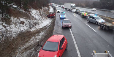 A21 nach Crash eine Stunde gesperrt 