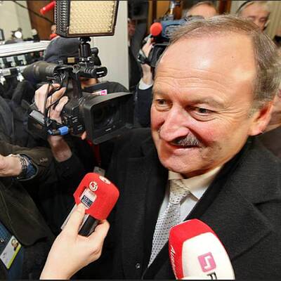 Hubert Gorbach vor dem U-Ausschuss im Parlament 