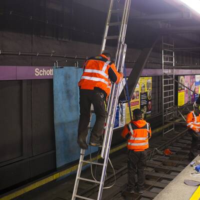 Stromkabel legt Wiener U-Bahn lahm