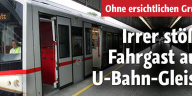 Irrer stößt Fahrgast auf U-Bahn-Gleise
