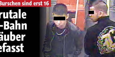 Brutale U-Bahn-
Räuber gefasst
