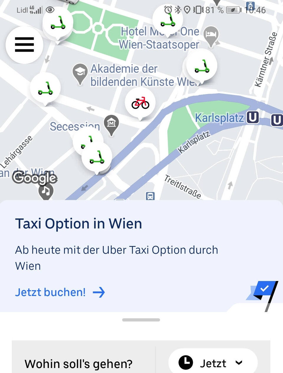 Ende der Billig-Preise: Uber in Wien jetzt mit Taxi-Option