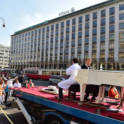 Udo Jürgens-Demo in Wien